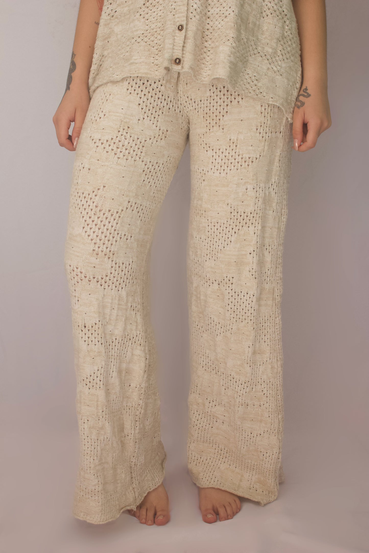 Pantalón flor de arena