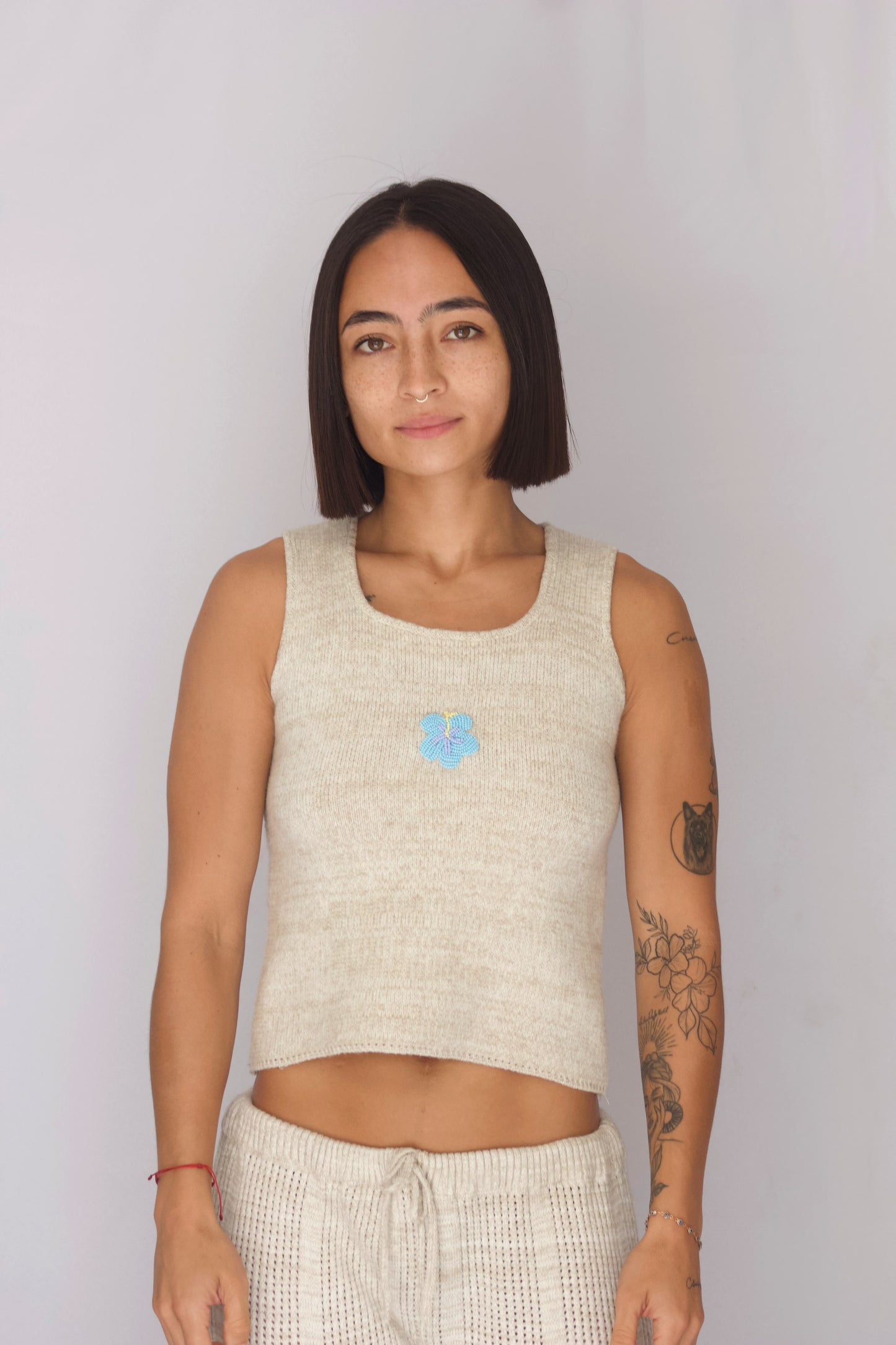 Tank top semilla azul