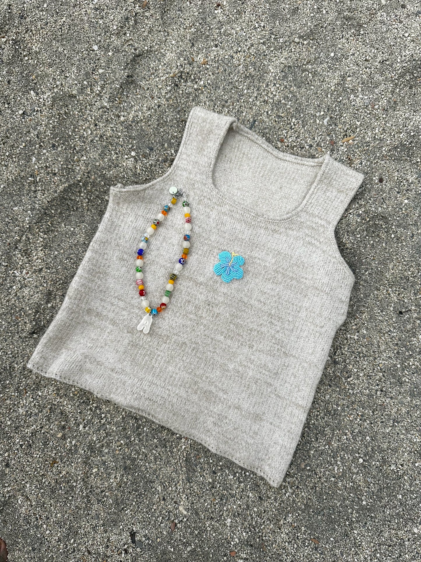 Tank top semilla azul